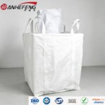 Cross Corner Lifting Loops Large PP FIBC Baffle Jumbo Bulk Bag Recyclable For Chemical Product SGS Certified 1000 kg Capacity 1000kg Bulk 1500kg capacity