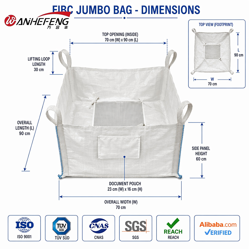 1000-1500kg Concrete Washout Bag with Inner Liner