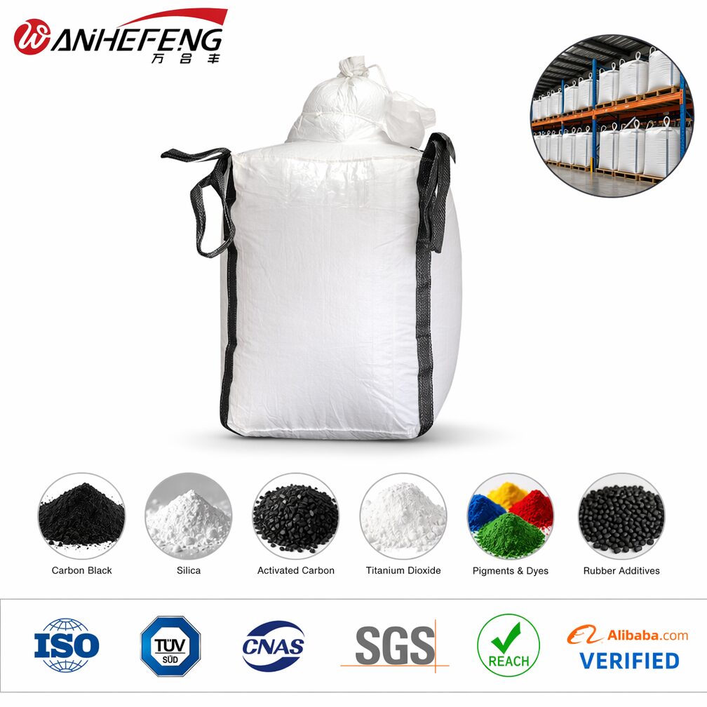 Heavy Duty 4+4 Loop FIBC Bulk Bag Cross Corner Bottom with Integrated Inner Liner 1-2 Ton Capacity