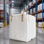1000kg Recyclable PPFIBC Baffle Jumbo Bag,Cross Corner Lift LoopsSGS Approved 1 TonBulk Container Bag