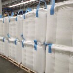 1Ton–1.5Ton SGS Qualified PP Bulk FIBC Baffle Sack, Cross Corner Lifting Belts Reusable Jumbo Container Bag For Chemical Raw Materials